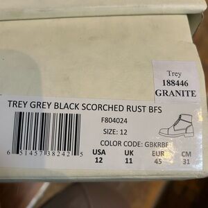 Roan Trey Granite Men's Shoes - Grey and Black